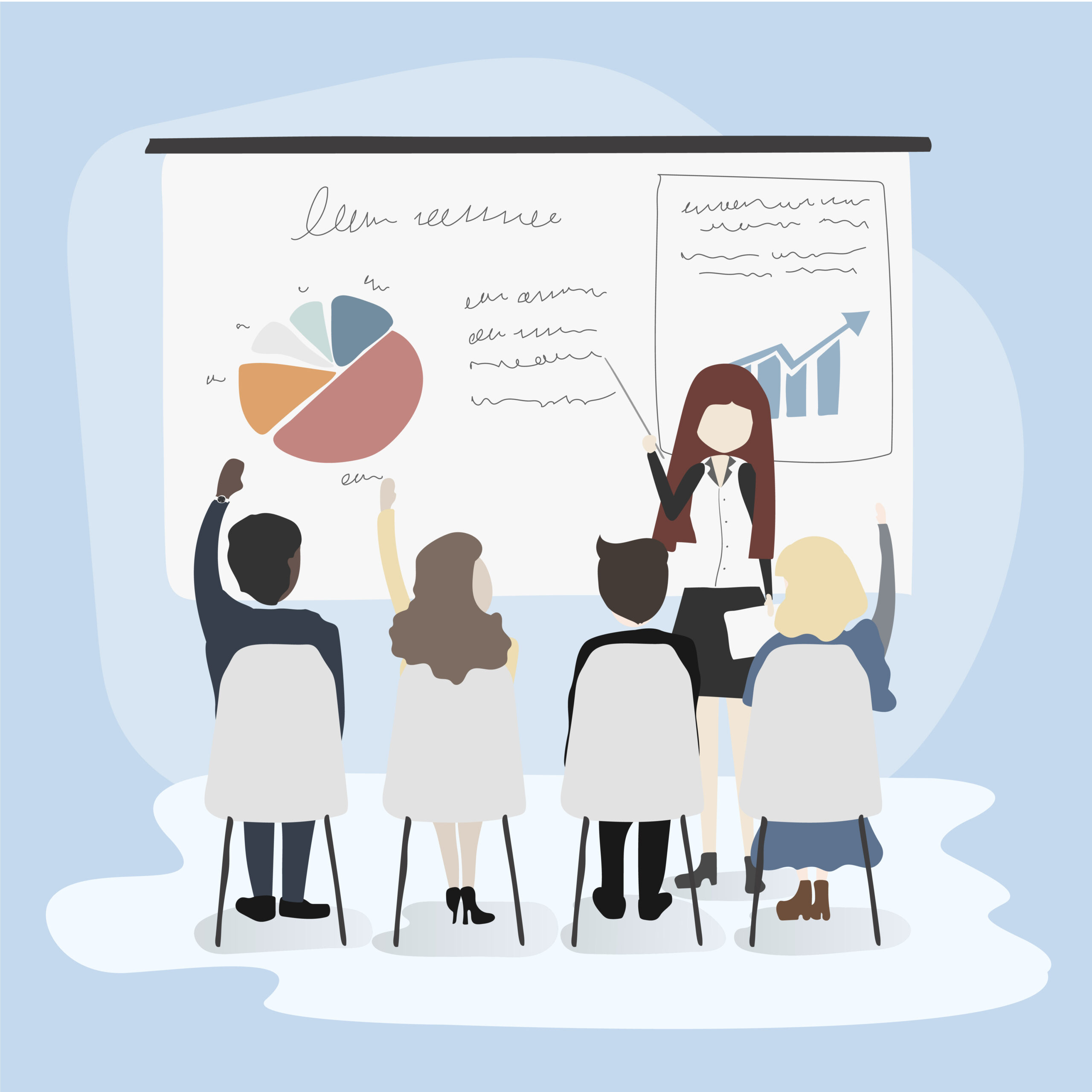 Vector collection of business people