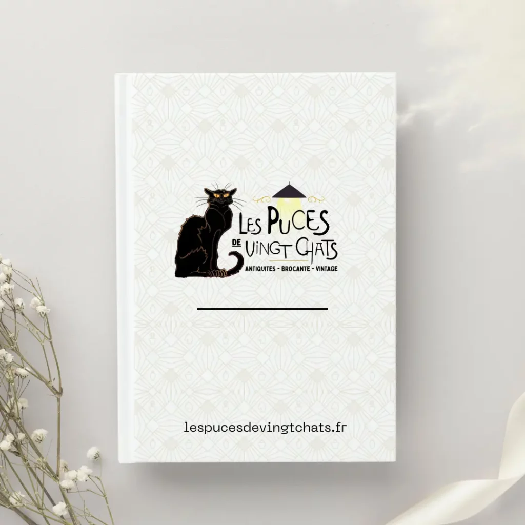 Logo Les Puces de Vingt Chats créé par Nexphasis informatique