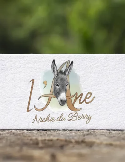 Logo l'Âne Archie du Berry réalisé par Nexphasis informatique