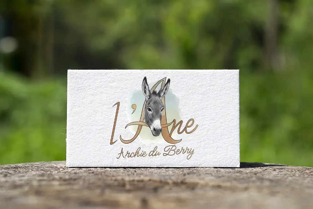 Logo l'Âne Archie du Berry réalisé par Nexphasis informatique